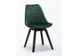 Kėdžių komplektas 2 vnt., žalias kaina ir informacija | Virtuvės ir valgomojo kėdės | pigu.lt