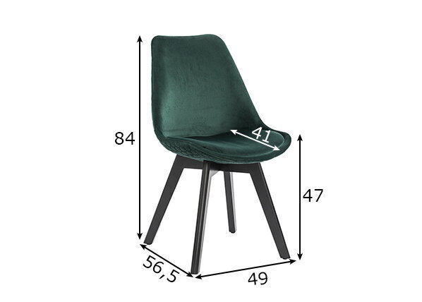 Kėdžių rinkinys 2vnt. kaina ir informacija | Virtuvės ir valgomojo kėdės | pigu.lt
