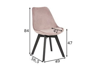 Комплект стульев 2шт. цена и информация | Стулья для кухни и столовой | pigu.lt