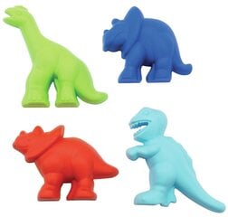 Ecoiffier žaidimams su smėliu skirtų formų rinkinys Dinozaurai, 4vnt. kaina ir informacija | Vandens, smėlio ir paplūdimio žaislai | pigu.lt