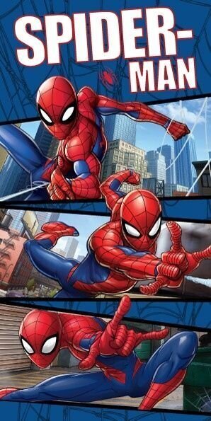Rankšluostis Spiderman, 70 x 140 cm kaina ir informacija | Rankšluosčiai | pigu.lt