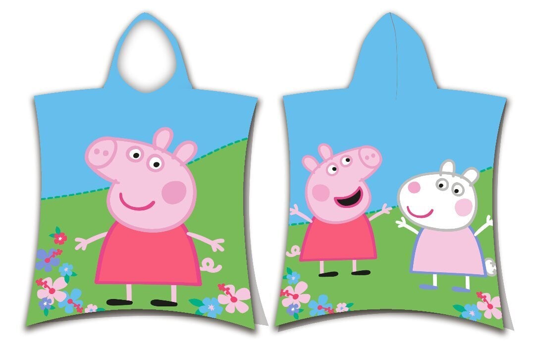 Rankšluostis su gobtuvu Peppa, 50x115 cm kaina ir informacija | Rankšluosčiai | pigu.lt