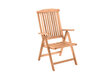 Sulankstoma lauko kėdė, ruda kaina ir informacija | Lauko kėdės, foteliai, pufai | pigu.lt