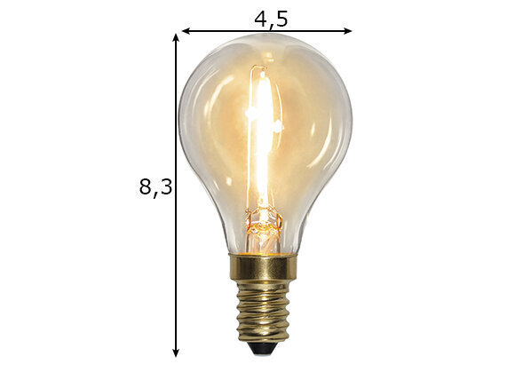 E14 LED lemputė 0,8W цена и информация | Elektros lemputės | pigu.lt