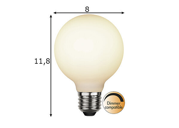 Dekoratyvinė LED lemputė su E27 cokoliu, 5W kaina ir informacija | Elektros lemputės | pigu.lt