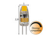 G4 LED lemputė, 0,95W. kaina ir informacija | Elektros lemputės | pigu.lt