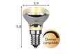 E14 LED lemputė 2,8W kaina ir informacija | Elektros lemputės | pigu.lt