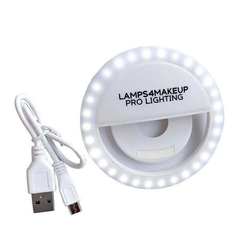 Lamps4makeup Selfiering kaina ir informacija | Fotografijos apšvietimo įranga | pigu.lt