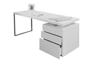 Письменный стол, белый цена и информация | Компьютерные, письменные столы | pigu.lt