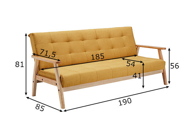 Sofa-lova kaina ir informacija | Sofos | pigu.lt