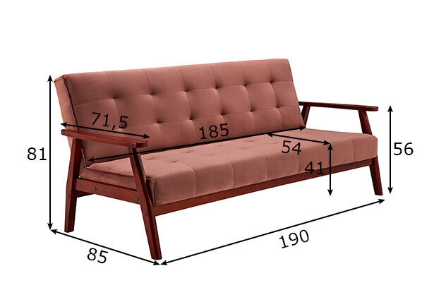 Sofa-lova kaina ir informacija | Sofos | pigu.lt