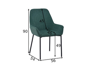 Kėdžių komplektas, 2 vnt. kaina ir informacija | Virtuvės ir valgomojo kėdės | pigu.lt