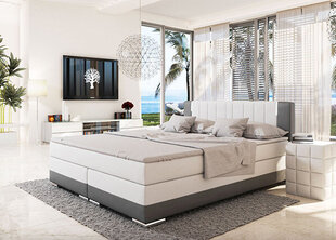 Lova SalesFever Кровать, 200х200 см, балта/пилка цена и информация | Кровати | pigu.lt
