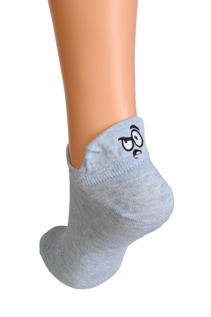 Trumpos (sportinės) medvilninės kojinės vyrams ir moterims FACE, žydros spalvos kaina ir informacija | Moteriškos kojinės | pigu.lt