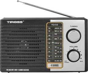Tiross TS-458 kaina ir informacija | Radijo imtuvai ir žadintuvai | pigu.lt