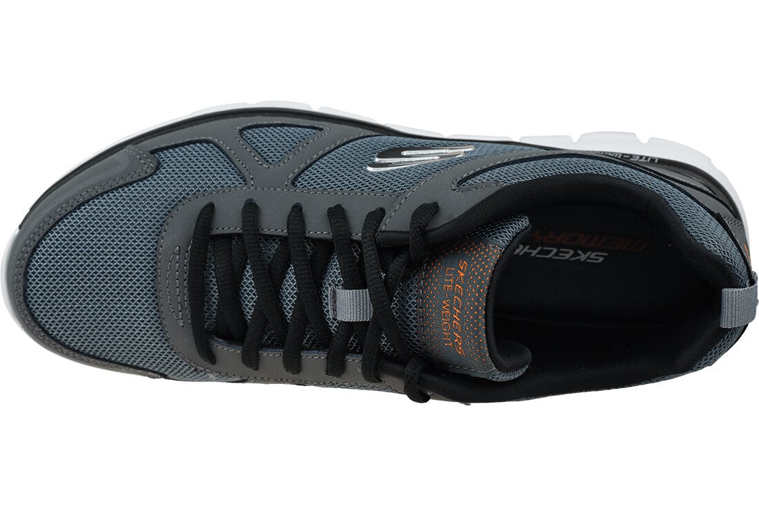 Sportiniai batai vyrams Skechers Track Scloric 52631CCBK, pilki kaina ir informacija | Kedai vyrams | pigu.lt