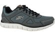 Sportiniai batai vyrams Skechers Track Scloric 52631CCBK, pilki kaina ir informacija | Kedai vyrams | pigu.lt