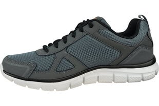 Мужские кроссовки Skechers Track Scloric 52631CCBK, серые цена и информация | Кроссовки мужские | pigu.lt