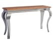 Konsolinis staliukas, sidabrinės kojos kaina ir informacija | Stalai-konsolės | pigu.lt