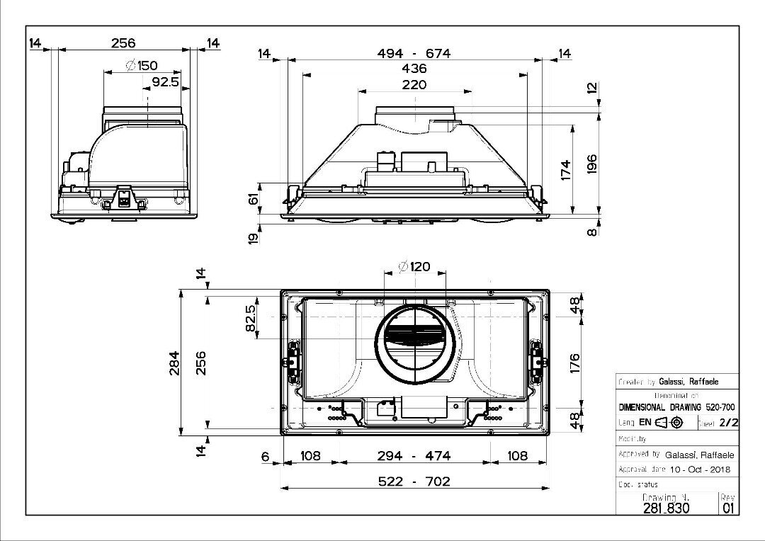 Faber INKA Smart HC X A52 kaina ir informacija | Gartraukiai | pigu.lt