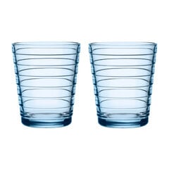 Питьевой стакан Iittala Aino Aalto 22 cl, стекло 2 шт. цена и информация | Стаканы, фужеры, кувшины | pigu.lt