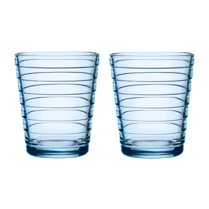 Iittala 2-jų stiklinių komplektas Aino Aalto, 220 ml kaina ir informacija | Taurės, puodeliai, ąsočiai | pigu.lt