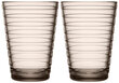 Iittala 2-jų stiklinių komplektas Aino Aalto, 220 ml цена и информация | Taurės, puodeliai, ąsočiai | pigu.lt