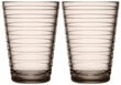 Iittala 2-jų stiklinių komplektas Aino Aalto, 330 ml kaina ir informacija | Taurės, puodeliai, ąsočiai | pigu.lt