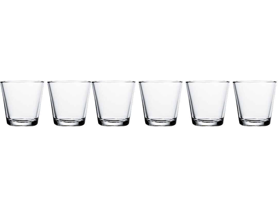 Iittala 6-ių stiklinių komplektas Kartio, 210 ml kaina ir informacija | Taurės, puodeliai, ąsočiai | pigu.lt