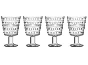 Стакан для питья Iittala Kastehelmi, 26cl прозрачные, 4шт. цена и информация | Стаканы, фужеры, кувшины | pigu.lt