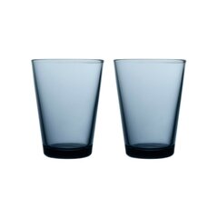 Стакан для напитков Iittala Kartio 40cl темно-серый, 2шт цена и информация | Стаканы, фужеры, кувшины | pigu.lt