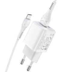 Зарядное устройство HOCO N8  2.4A + MICRO USB КАБЕЛЬ, 1 м цена и информация | Зарядные устройства для телефонов | pigu.lt