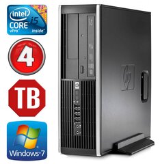 HP 8100 Elite SFF i5-650 4GB 1TB DVD WIN7Pro цена и информация | Стационарные компьютеры | pigu.lt