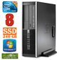 HP 8100 Elite SFF i5-650 8GB 240SSD GT1030 2GB DVD WIN7Pro kaina ir informacija | Stacionarūs kompiuteriai | pigu.lt