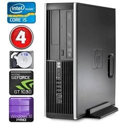 HP 8100 Elite SFF i5-750 4GB 1TB GT1030 2GB DVD WIN10Pro kaina ir informacija | Stacionarūs kompiuteriai | pigu.lt