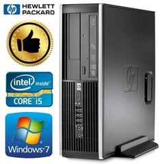 HP 8100 Elite SFF i5-650 4GB 480SSD GT1030 2GB DVD WIN7Pro [refurbished] цена и информация | Стационарные компьютеры | pigu.lt