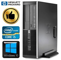 HP 8100 Elite SFF i5-650 4GB 480SSD DVD WIN10 kaina ir informacija | Stacionarūs kompiuteriai | pigu.lt