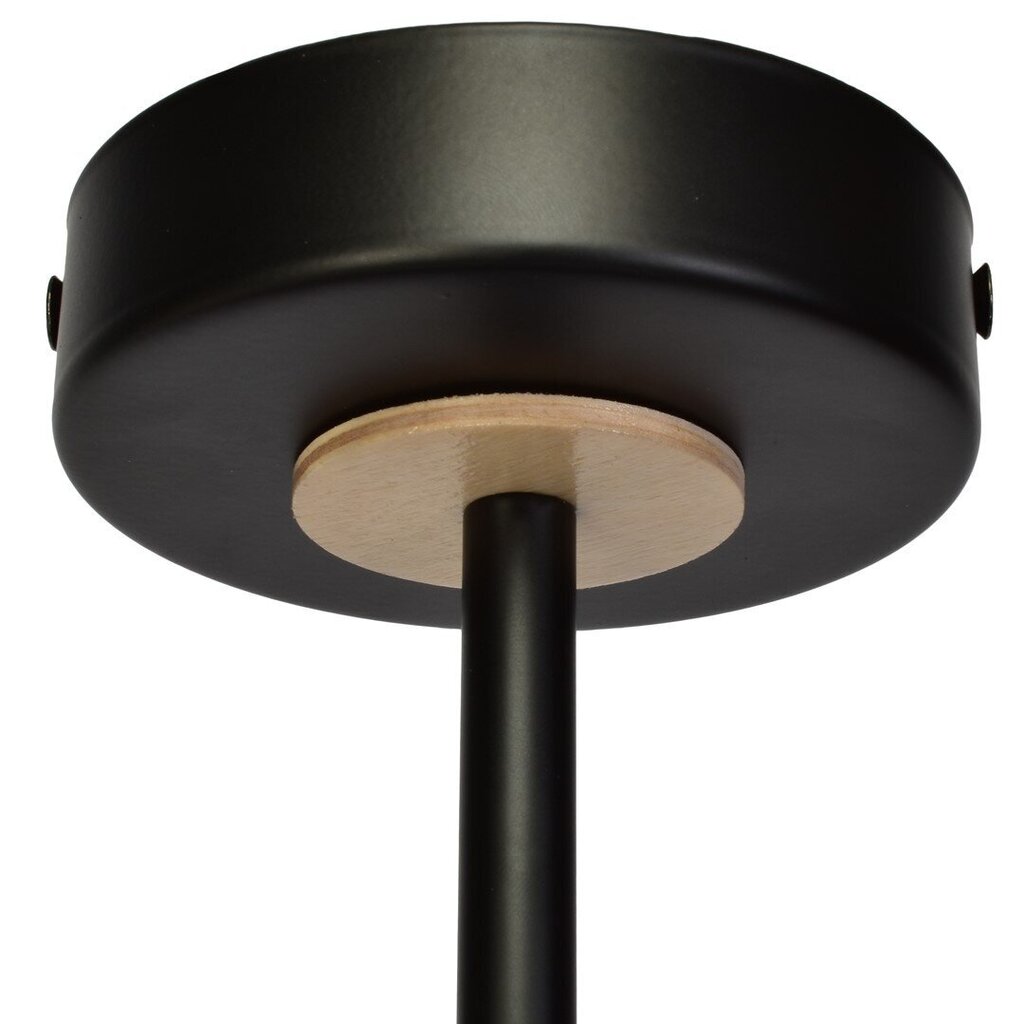 Milagro lubinis šviestuvas Salma Black/Wood kaina ir informacija | Lubiniai šviestuvai | pigu.lt