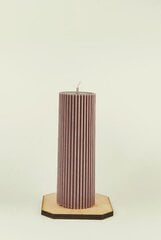 Sojų vaško žvakė Cilindras 4,5x14,5 cm., 250 g., rožinė kaina ir informacija | Žvakės, Žvakidės | pigu.lt