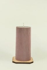 Sojų vaško žvakė Cilindras 7x14,5 cm., 490 g., rožinė kaina ir informacija | Žvakės, Žvakidės | pigu.lt