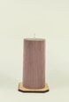 Розовая свеча из соевого воска Цилиндр, 7x14,5 см, 490 г