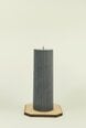 Sojų vaško žvakė Cilindras 4,5x14,5 cm., 250 g., juoda