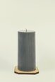 Sojų vaško žvakė Cilindras 7x14,4 cm., 490 g., juoda
