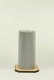 Sojų vaško žvakė Cilindras 7x14,5 cm., 490 g., pilka