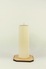 Sojų vaško žvakė Cilindras 4,5x14,5 cm., 250 g., kreminė kaina ir informacija | Žvakės, Žvakidės | pigu.lt