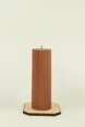 Sojų vaško žvakė Cilindras 4,5x14,5 cm., 250 g., molio spalvos
