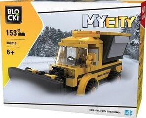Комплект блоков Klocki Blocki «Мой город. Снегоочиститель» (KB0216), 153 детали цена и информация | Конструкторы и кубики | pigu.lt