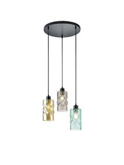 Подвесной светильник Swirl, 38 см, 3xE27, разноцветный, 920012525 цена и информация | Люстры | pigu.lt