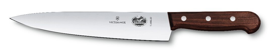 Virėjo peilis Victorinox, 22 cm, medinė rankena kaina ir informacija | Peiliai ir jų priedai | pigu.lt