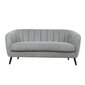 Sofa Home4You Melody, 160x88 cm, pilka kaina ir informacija | Sofos | pigu.lt